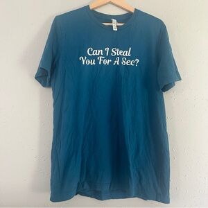 Bella Canvas Blue Short Sleeve Tee Bachelorette Bachelor Casual Comfy Large